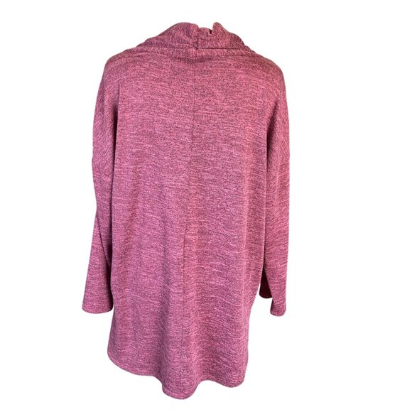 Studio 1886 mauve wine 3/4 sleeve stretchy pullover top L 12-14 - Picture 4 of 8